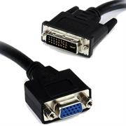 UniQue DVI Male to VGA Female 1.8m Cable, OEM, No Warranty