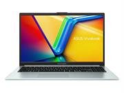 Asus VivoBook GO 15 E1504FA Series Green Grey Notebook - AMD Ryzen 5 7520U 2.80Ghz Base Frequency with MAX Boost clock up to 4.3Ghz 4MB L3 Cache Processor, 8GB LPDDR5 Memory onboard, 512GB M.2 NVMe PCIe 3.0 SSD, NO optical drive, 15.6" Full HD (1920 x 1080 resolution) OLED Backlit Display, AMD Radeon Graphics, 802.11ac Wireless Lan, Bluetooth, Webcam, 3 Cell Battery, Standard US Keyboard, 1x USB 2.0 Type-A, 1x USB 3.2 Gen 1 Type-A, 1x USB 3.2 Gen 1 Type-C, 1x HDMI 1.4, 1x 3.5mm Combo Audio Jack, 1x DC-in, FingerPrint Reader, 1.9 kg, Microsoft Windows 11 Home 64 bit Edition, Retail Box , 1 year Warranty
