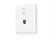 TP-Link EAP115-Wall 300Mbps Wireless N Wall-Plate Access Point - Easy-mount construction allows installation into any standard EU-type data wall-box, Compact, low-profile design fits discreetly with any existing interior style, Free Auranet Controller Software enables administrators to easily manage hundreds of EAPs, Support Power over Ethernet (802.3af) for convenient and affordable installation, Enterprise class WiFi security helps to decrease network security threats, Captive portal provides one convenient method of authentication for WiFi guests, Retail Box , 1 year Limited Warranty
