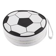 Ebox 24pcs Cd Holder Black & White Socce, Retail Box, No Warranty