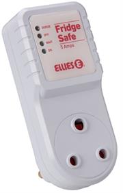 Ellies Fridge Safe Over Voltage Protection Adapter- Automated Voltage Protection, Protects Against Spikes In Mains Power, Suitable For All Fridge, Freezer Or Cooler Equipment, Voltage: 230v Frequency 50hz, Under Voltage Trip Point 185V, OEM Box, 6 Months Warranty