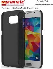 Promate Frost-S6 Premium Ultra-Slim Matte Finish Case - Black, Retail Box , 1 Year Warranty