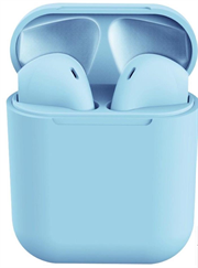 Geeko Siamese True Bluetooth Wireless Earbuds With Charging Dock And Microphone - Bluetooth Version 5.0 + EDR, Up To 10 Metres Transmission Distance Built-in 400mAh Lithium Polymer Battery Rechargeable Charging dock, Talk time: Up to 3 hours, Music Playing time up to 3 Hours, Changing Time 1-3 Hours, Standby time: 10 hours, One-Button Control, Compatible With All Bluetooth-Enabled Devices, Colour Blue, Retail Box , 1 year Limited Warranty