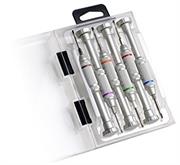 Goldtool Smart Phone Repair Kit Aluminium Precision Screwdrivers – Ideal For Working On Cell Phones, Electronics and Other Smart Devices, Drivers with Metal-Grip Handles and Hardened Tips () 1.2x50mm , 2.0x50mm () PH00x50mm , PH000x50mm ( * ) P0.8 , P1.2 , Retail Packaging, 3 Months Warranty