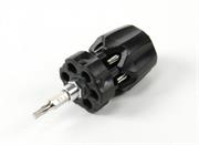 Goldtool 7 In 1 Stubby Torx Driver Set-The drive set includes 7 of the most commonly used Torx Drive sizes including T6, T7, T9, T8, T10, T15, T4, Perfect for use on electronics, toys, set screws, Black Handle doubles as drive storage , Retail Packaging, 3 Months Warranty