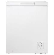 Hisense 142 Litre White Chest Freezer - 142L Net Capacity; Energy Rating; White Finish; Fast Freeze Function; Aluminium Interior; External Handle With Lock; Defrost Drain System; Multi Mode Function: Fridge, Chiller, Freezer, Super Freezer; Adjustable Feet; Low Noise 40db4; 4 Star Freezer; Metallic Spring Loaded Hinges; Wired Basket Retail Box 2 year warranty