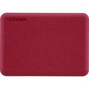 Toshiba 1TB Canvio Advance USB 3.2 Gen1 2.5 inch Portable External Hard Drive - Red, Retail Box, Limited 2 Year Warranty