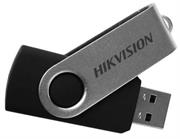 HikVision M200S 128GB USB Flash Drive-USB Interface Ver 3.0 Max Read Speed: 60MB/s, Max Write Speed: 15MB/s, Plug And Play, Small In Size, Easy To Carry Metal Swivel Cover, Colour Black, Retail Box, 1 Year Limited Warranty