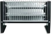 HAZ Ceramic 2 Bar Heater- Electro-Galvanized Steel Body For Durability, 1 or 2 Bar Operation, Ceramic Heating Element Ensures Rapid Heating, Easy Cleaning Grill, Built-In Tip-Over Protection, For Domestic Use Only, Retail Box 1 Year Warranty