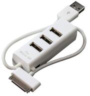 Geeko iPhone USB 2.0 HUB and Charger, Retail Box, No Warranty