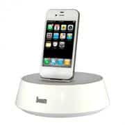 Divoom IBase -1 ,RMS: 10Watts, Portable Travel speaker system iPad / iPod /iPhone Speaker with Charger,Colour:White, Retail Box , 6 Month Limited Warranty