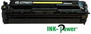 Inkpower Generic Toner for HP125A -CB542A for use with HP CM1312 MFP /CM1312nfi MFP/ CP1210 / CP1215 / CP1217 / CP1510 / CP1515N / Color LaserJet CP1518 NI- Pages Yields up to 1400pgs-Yellow,Retail Box