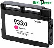 InkPower Generic Replacement for 933XL Magenta Ink Cartridge CN055AA -for use with HP OfficeJet 6100 e-Printer, HP OfficeJet 6600 e-All-in-One, HP OfficeJet 6700 Premium, HP OfficeJet 7110 wide format Printer, Retail Box