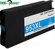 Inkpower Generic Replacement Cartridge F6U16AE for HP Officejet Ink Cartridge 953XL High Yield Cyan-Page Yield 1600 Pages with 5% Coverage for use with HP OfficeJet Pro 7720 Wide Format All-in-One Printer (Y0S18A), HP OfficeJet Pro 7730 Wide Format All-in-One Printer (Y0S19A), HP OfficeJet Pro 8218 Printer (J3P68A), HP OfficeJet Pro 7740 Wide Format All-in-One Printer (G5J38A), HP OfficeJet Pro 8715 All-in-One Printer (J6X76A), HP OfficeJet Pro 8725 All-in-One Printer (M9L80A), HP OfficeJet Pro 8210 Printer (D9L63A), HP OfficeJet Pro 8710 All-in-One Printer (D9L18A), HP OfficeJet Pro 8720 All-in-One Printer (D9L19A), HP OfficeJet Pro 8730 All-in-One Printer (D9L20A), Cyan, Retail Box ,No Warranty