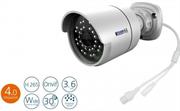 KGuard IPB-400 4.0 Megapixel PoE IP Camera. Image Sensor: 1/3" Megapixels CMOS Sensor with IR Cut Filter . Max. Resolution: 4.0MegaPixel (2592x1520) @ 30fps. Lens: 3.6mm fixed . Video Compression: H.265/H.264/MJPEG . Night Vision: 30 meters . ONVIF 2.3 . Waterproof: IP66 , Retail Box, 1 Year Warranty
