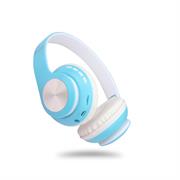 Geeko iPerfect Bluetooth Wireless On Ear Stereo Headphones- 2.0 Channel Stereo Foldable Headphones , Bluetooth Version 5.0, Up To 10 Metres Transmission Distance Line Of Site, 40mm Diameter Driver Unit, Talk time: up to 4 hours, Operating Frequency:2.4GHz, Designed for Android and Bluetooth Enable Devices, Lightweight and Comfortable Fit Cushioned Ear Cups, 3.5mm Aux Jack, Micro SD Slot Supports up to 16GB, Battery capacity 150mA, Micro USB Charging Port, Colour Blue and White, Retail Box , 1 year Limited Warranty