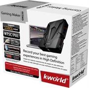 Kworld Gaming Maker:Record games console footage onto PC. USB 2.0 interface. Contains USB cable, YPbPr Cable. Software , Retail Box , 1 year Limited Warranty