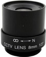 Securnix Lens 8MM FIXED IRIS, Retail Box, No Warranty