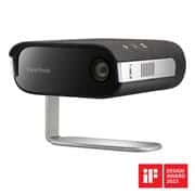ViewSonic M1X Smart LED Portable Projector with Harman Kardon Speakers - 360 (LED Lumens); Contrast Ratio: 120000:1; Throw Ratio: 1.2; Throw Distance: 0.64m-2.66mm (38"@1m); HDMI: 1, (HDMI 1.4/ HDCP 1.4), USB Type C: 1 (5V/1.5A), Audio-in (Bluetooth): 1 (BT4.2), USB Type A: 1, (USB2.0 Reader), Wifi Input: 1 (5Gn), Retail Box , 1 year warranty-3months on Bulb