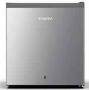 Hisense Mora 44 Litre Bar Fridge- Titanium Silver Finish, Low Noise Design, 44 Litres Net Capacity, Tempered Glass Shelves, Integrated Freezer Compartment, Reversible door design, Integrated Door Handle, A+ Energy Efficiency Class, Energy Saving, Door Lock , Titanium Silver, Retail Box 1 Year Warranty