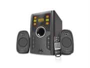 Audionic Max 350 Wireless Bluetooth 2.1 Channel HiFi Speakers - USB Playing Port , SD / MMC Slot , Built-in FM Radio, Bass Duct Technology , Wireless Remote Control, Retail Box , 1 year Limited Warranty