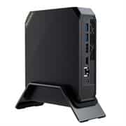 Blackview MP200 Mini Desktop PC - Intel Core i9 Tiger Lake Octa Core i9-11900H 2.1Ghz with Turbo Boost up to 4.9Ghz 24MB Intel Smart Cache Processor, 16GB DDR4-3200 Memory, 1TB M.2 2280 SSD, No Optical Drive, 2x USB2.0 Type-A, 2x USB3.0 Type-A, 2x 4K HDMI 1.4b Type A, 1x RJ45 Gigabit Ethernet port, 1x DC Jack, 1x 3.5mm Audio-in/out Jack and 2.4G+5.0G dual band WiFi, Bluetooth 4.2, Microsoft Windows 11 Professional 64 Bit Edition, Retail Box, 1 Year Warranty