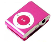 Geeko iFlux Pocket MP3 Player With Back Clip, Earphones and Micro SD Card Slot – Support MP3 audio formats only, No internal memory on-board, Can be used as card reader, Built-in rechargeable lithium-ion battery, High speed USB 2.0 Mini USB Interface, Micro SD Flash Card that must be purchased separately - Pink, Retail Box, 1 year Limit warranty