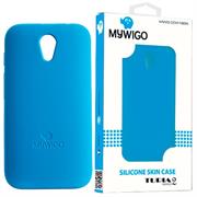 MyWiGo CO4192A Silicon blue bumper for MyWigo Turia 2 - Blue, Retail Box, Limited 1 Year Warranty