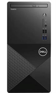 Dell Vostro 3910 Mini Tower Desktop PC - Intel Core 12th gen i5-12400 up to 4.4GHz 18MB Cache Hexa Core Processor with intergrated Intel UHD Graphics 730 (6 Performace cores), 4GB DDR4-3200 Memory, 1TB SATA Hard Disk Drive, DVD writer Optical Drive, Intel Wi-Fi 6 2x2, Bluetooth, Dell Wired Mouse, Dell Wired Keyboard, 2x USB 3.2 Gen 1 Ports (Front), 2x USB 2.0 Ports (Front), 1x global headset jack (Front), 1x SD-card slot (Front), 2x USB 2.0 Ports, 2x USB 3.2 Gen 1 Ports, 1x audio line-out Port, 1x HDMI 1.4b Port, 1x DisplayPort 1.4, 1x RJ-45 Ethernet Port, Microsoft Windows 11 Professional 64 bit Edition, Retail Box, 1 Year Limited Warranty