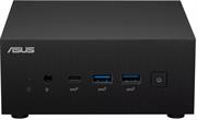 Asus PN64 Mini Barebone PC - Intel Core 12th gen i5-12500H up to 4.5GHz 18MB Cache Dodeca Core Processor with intergrated Intel Iris Xe Graphics (4 Performace cores & 8 Efficient cores), Supports DDR5-4800mhz SO-DIMM Memory, 2 slots, 1x SATA 6Gb/s connector for 2.5" Hard Disk Drive, 1x M.2 2280 PCI-e Gen 4x4 slots, Intel WiFi 6E AX211, Bluetooth, 1x USB 3.2 Gen2 Type-C (Front), 2x USB 3.2 Gen2 (Front), 1x audio jack (Line out / Mic in / Headphone out) (Front), 1x Kensington lock slot, 1x USB 3.2 Gen2, 1x USB 3.2 Gen2 Type-C (Support DP1.4 & PD Input), 2x HDMI 2.0 Port, 1x Intel 2.5G LAN (RJ45), 1x DC-in, 1x padlock Ring, Retail Box, 1 Year Warranty