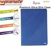 Promate Dotti Premium ultra Slim and Sporty Case for iPad Air -Blue, Retail Box, 1 Year Warranty
