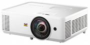 Viewsonic PS502X 1000 ANSI Lumens XGA Short Throw Business Projector - 4000 (ANSI Lumens); Contrast Ratio with SuperEco Mode: 15000:1; Throw Ratio: 0.616; Throw Distance: 0.75m-3.76m (77"@0.96m); HDMI: 2, (HDMI 1.4 / HDCP 1.4), Audio-in (3.5mm): 1, Monitor out: 1, Audio-out (3.5mm): 1, Speaker: 16W, USB Type A (Power): 1 (5V/1.5A), Retail Box , 1 year warranty-3months on Bulb