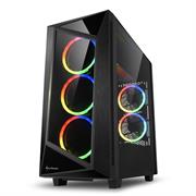 Sharkoon REV200 RGB ATX Case No PSU, Retail Box , 1 Year warranty