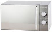 Russell Hobbs 20 Litre Manual Microwave Oven Silver - 700W Power Output, User Friendly Manual Control Panel With Rotary Timer, 5 Power Levels, 35 Minute Cooking Timer With End Signal, Defrost Function, 255mm Glass Turntable Diameter, Elegant Mirror Finish, Easy To Use Pull Handle Door, Retail Box 1 Year Warranty