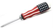 Noble Double Sided Adjustable Screwdriver with Phillips and Slotted Tip Types-Red, Retail Packaging, 3 Months Warranty