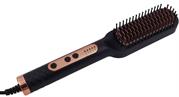 Sokany Hair Straightener Brush Black And Rose Gold - Effortless Straightening And Styling, 5 Temperature Levels, Safe And Gentle Styling, Anti-Scald, Fast Heating, Perfect For Home Salon Retail Box 6 Months Warranty