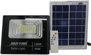 Solarix Jortam 100w Solar Flood Lamp With Solar Panel – High Quality Die Cast Aluminium Housing with Glass, Includes Remote Control, Rechargeable Flood Lamp With Built-In Lithium Battery, Peak Power 15w Polysilicon Solar Panel, Open Circuit Voltage 6.5V, IP66 Waterproof, Lighting Time Up To 10 Hours, Colour Temperature 6500K, 100 Degrees Angle Beam, Ideal For Indoor And Outdoor Lighting, Retail Box, 6 Month Warranty