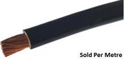Solarix 16mm2 Battery Power Cable Per Metre Black - 6AWG High Quality And Performance Battery Cable, Black Flexible PVC Insulation , Used For Connection between Lithium Or Gel Batteries to 12V, 24V and 48V Inverter Systems - Sold Per Metre - Please Note 16mm2 area is equal to 9.1mm diameter, Retail Box, No warranty