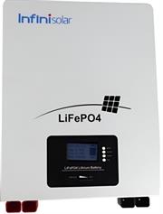 Solarix Infinisolar 25.6V 100Ah Lifepo4 Single Battery Module- Total Usable Energy 2.56KWh , Normal Voltage: 25.6V, Rated Capacity (5HR): 100 Ah, Voltage Range 22.0V to 29.2V, LCD Display and Battery Level Indicator , Continuous Charging Current: 100A, Continuous Discharging Current: 100A, Low Self-Discharge, Wall Mount Unit, Parallel Up to 15 units, Work Perfectly Hybrid Inverters Up To 3.5KVA 24V, Colour White, Retail Box, 3 Year Limited Warranty
