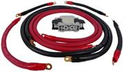 Solarix 48V Battery Connector Cable Kit- Suitable To Use With All 48V Inverters Up To 8000W Rating, Kit Includes 1x 160A Fuse, 1x Battery Fuse Holder, 1x 1 Metre 40mm Cable (Red), 1x 0.3 Metre 40mm Cable (Red), 3 x 0.2 Metre 40mm Cable (Black), 1x 1.2 Metre 40mm Cable (Black), Convenient White Installer Box, Retail Box, 6 Months Warranty