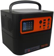 Solarix Tigfox 500W Portable Power Station – Pure Sine Wave Rated Power 500 Watts Built-In Rechargeable 540WH Lithium NMC Battery Capacity, AC Output Voltage 220/230/240V, AC Input Voltage 100-240VAC (charger), DC Input 12VDC12.6V 9.2A, Solar Charging Input 12VDC~24VDC,120W(Max), 2x USB 2.0 Output Ports, 1x USB3.0 Output Port, 1x PD60w USB Type-C Output Port and DC Output 12V 10A Cigarette Lighter Socket, Easy Carry handle , Net Weight 5.5kg Colour Black and Orange, Retail Box, 12 Months Limited Warranty
