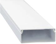 Solarix PVC Trunking 3 Metre Length 100mm X 40mm White- Used To Protect Cables And Wiring Which Hasn't Been Installed Within The Wall, Provides A Clean Appearance To Cabling Installations, Ideal For Use In Residential, Commercial Or Industrial Construction, Colour White, Retail Box, No Warranty