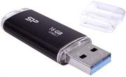 Silicon Power Blaze B02 16GB Flash Drive -SuperSpeed USB 3.2 Gen 1 Interface, 16GB Storage Capacity, Modern Hairline Finish, Backward Compatible With USB 2.0 Specifications, Windows, Mac, and Linux Compatible, Colour Black, Retail Box, 1 year limited warranty