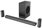 Skyworth 5.1CH Home Cinema Soundbar System - Dolby Digital Plus, Dolby Digital, Cmpatible devices: TV, Android Phone, iPhone, etc., Bluetooth Version 5.0, BT Operating Range: up to 10m, USB File Formats: MP3, etc., Selectable EQ: Music,Movie,News,Sport, Wireless Surround Speaker: Yes, Total Audio Power Max Output: 630W, Retail Box , 1 year Limited Warranty