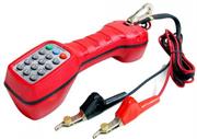 Goldtool Linemans Test Set For RJ11 and ABN Cord set -Three test modes Talk / Ring / Monitor, Switchable tone or pulse dialling, Protection against over voltage-Red, Retail Packaging, 3 Months Warranty