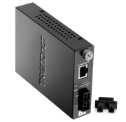 TrendNet 100Base-TX to 100Base-FX Multi Mode SC Fiber Converter, Retail Box, 1 year Limited Warranty