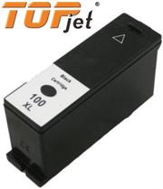 TopJet Generic Replacement Ink Cartridge for Lexmark 100XL LE14N1068BP -Page Yield 500 pages with 5% Coverage for Lexmark S305 / S405 / S505 / S605 / S815 / Pro 205 / Pro 705 / Pro 707 / Pro 805 / Pro 905 - High Yield Black, Retail Box