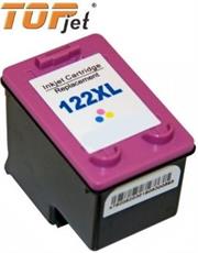 TopJet Generic Replacement Ink Cartridge for HP 122XL CH564HE -Page Yield 300 pages with 5% coverage for HP Deskjet 1000 / 1050 / 2000 / 2050 / 3000 / 3050 / HP OfficeJet 2620 / 2622 / 2624 / 4631 / 4632 / 4634 / 4635 / 4636 / 4638 / 4639 -High Yield Tri-Colour , Retail Box