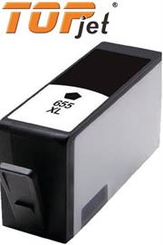 TopJet Generic Replacement Ink Cartridge for HP 655XL CZ109AE - Page Yield 480 pages with 5% Coverage for HP Deskjet Ink Advantage 3525 / 4615/ 5525 / 4625 - High Yield Black, Retail Box