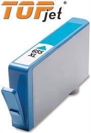TopJet Generic Replacement Ink Cartridge for HP 655XL CZ110AE - Page Yield 480 pages with 5% Coverage for HP Deskjet Ink Advantage 3525 / 4615 / 5525 / 4625 - High Yield Cyan, Retail Box